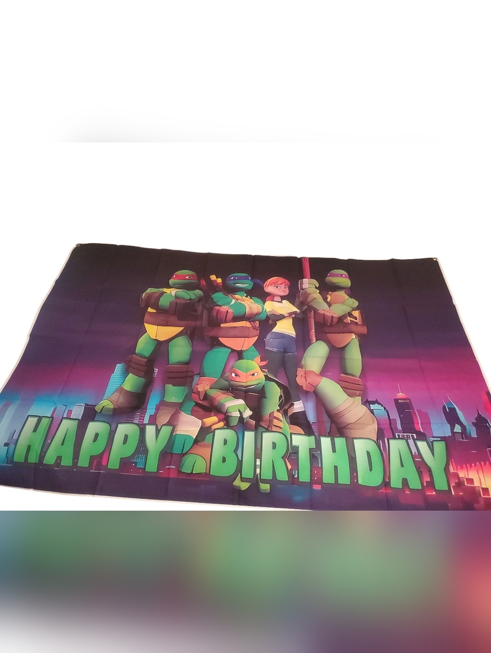 Teenage Mutant Ninja Turtles Birthday Backdrop new